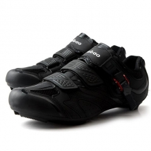 Men Road Black Bike Shoes Breathable Clipless Shoes