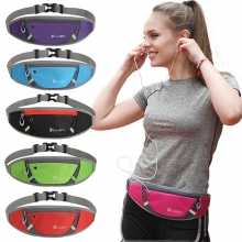 Lightweight Nylon Purple Hiking Packs Red Breathable Hiking Waist Bag