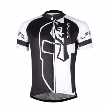 Elastane Skull Back Cycling Clothes Short Sleeve Men Cycling Jersey