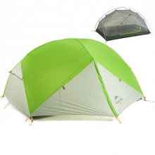 Windproof Purple Lightest Backpacking Tent Green Moistureproof Two person Backpacking Tent