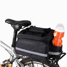 Canvas Black Messenger Bike Bags Waterproof 8 L Bike Trunk Bag