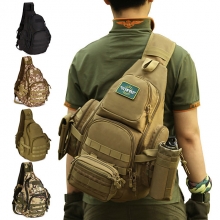 Wear Resistance Nylon Black Hiking Sling Backpack Army Green High Capacity 30 L Military Tactical Backpack