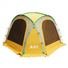 Sun Protection Yellow Foldable Tent Folding 8+ person Camping Tent
