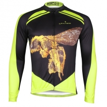 UV Resistant Green Road Bike Jersey Men Winter Lining Fleece Thermal Cheap Cycling Jerseys