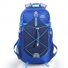Red Backpacking Bag Blue Breathable 28 L Hiking Backpack