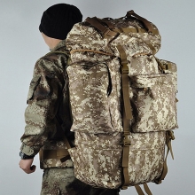 100 L Camouflage Green Multi Functional Commuter Backpack Tactel Nylon Camouflage Brown Laptop Bag