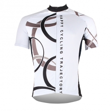 Short Sleeve Men Cycling Clothes Micro Elastic White Yellow Red Cycling Jersey
