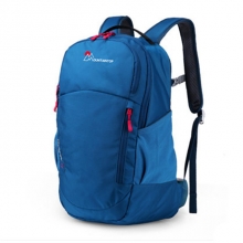 25 L Blue Wear Resistance Hiking Backpack Breathable Polyester Knit Stretch Black Outdoor Backpack