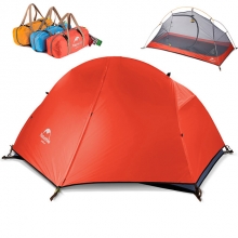 Windproof Poled Red Best Backpacking Tent Blue Fast Dry One Man Backpacking Tent