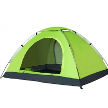 Waterproof Automatic Blue LED Trekking Tent Green Warm 2 person Camping Tent