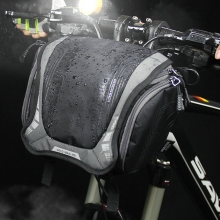 Canvas Nylon Black Bicycle Handlebar Bag Green Waterproof 3 L Bicycle Messenger Bags