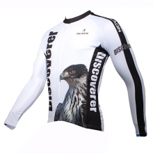 UV Resistant Eagle Cycling Jersey Men Winter Thermal Long Sleeve Team Cycling Jerseys