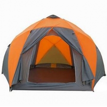 8 man Green Foldable Camping Tent Rain Waterproof Orange 3000Mm Waterproof Tent