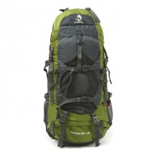 Wear Resistance Nylon Blue Outdoor Backpack Orange High Capacity 50 L Rucksack