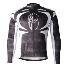 Pocketed Skeleton Best Cycling Jerseys Men Winter Fleece Long Sleeve Custom Bike Jerseys