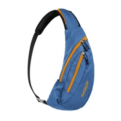 YKK Zipper Nylon Grey Hiking Packs Orange Lightweight 15 L Hiking Sling Backpack