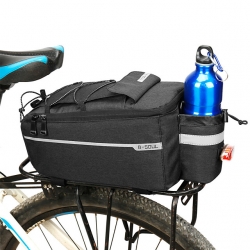 6.5 L Blue Large Capacity Bike Panniers For Commuting 600D Polyester Black Bike Pack