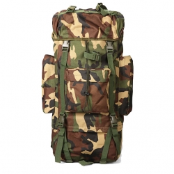 Wear Resistance Nylon Camouflage Hiking Backpack High Capacity 65 L Military Tactical Backpack