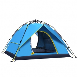 4 Man Green Waterproof Automatic Tent Foldable Blue Best Tent For Heavy Rain
