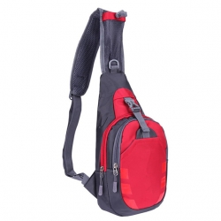 5 L Purple Wear Resistance Hiking Sling Backpack Lightweight Black Hiking Packs
