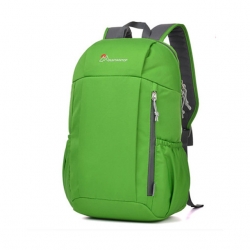 25 L Green Wear Resistance Hiking Backpack Breathable Polyester Knit Stretch Orange Hiking Bag