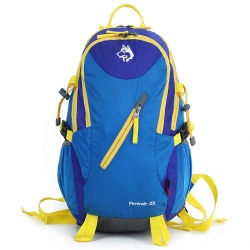 25 L Orange Breathable Hiking Backpack Ultra Light Nylon Blue Camping Backpack