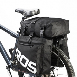 Nylon Black Best Bike Bags Army Green Waterproof 35 L Bike Panniers For Commuting