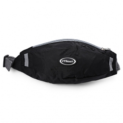 Lightweight Polyester Black Hiking Packs Blue Stretchy 1.5 L Hiking Waist Bag