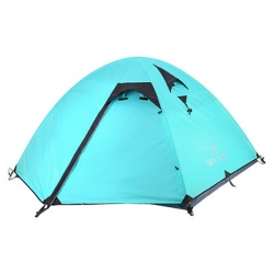 Foldable Blue Lightest Backpacking Tent Green Rain Waterproof Four person Backpacking Tent
