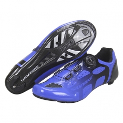 Breathable Cycling Shoes Unisex Road Bike Blue Bike Riding Shoes