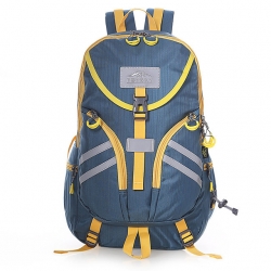 30 L Blue High Capacity Hiking Backpack Breathable Oxford Cloth Fuchsia Backpacking Packs