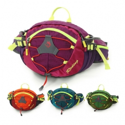 8 L Blue Wear Resistance Hiking Waist Bag Anti-tear Nylon Purple Hiking Bag