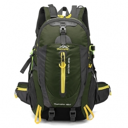 40 L Red Multi Functional Hiking Backpack Laptop Packs Tactel Nylon Mesh Terylene Black Camping Backpack