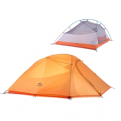 Rain Waterproof Poled Orange Best Tents For Rain Green Windproof 3 person Family Tent