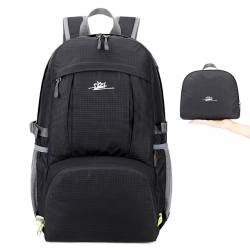 35 L Black Multi Functional Lightweight Packable Backpack Compact Nylon Violet Hiking Backpack