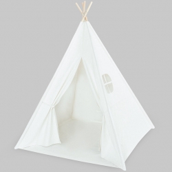 Two Man Travel Glamping Tent Poled White Bell Tent