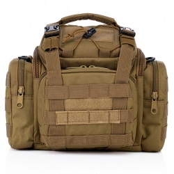15 L Camouflage High Capacity Shoulder Messenger Bag Wear Resistance Oxford Black Hiking Packs
