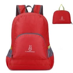 35 L Red Packable Lightweight Packable Backpack Wear Resistance Nylon Black Hiking Backpack