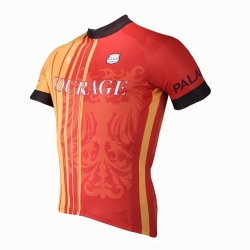 Short Sleeve Men Cycling Wear Elastane Patchwork Cycling Shirts