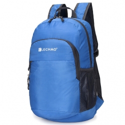 30 L Purple Packable Lightweight Packable Backpack Wear Resistance Nylon Black Hiking Backpack