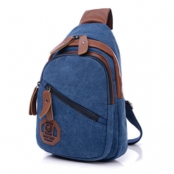 3 L Coffee Blue Shoulder Bag