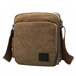 Multi Functional Oxford Cloth Black Hiking Bag Khaki Wear Resistance 6 L Shoulder Messenger Bag