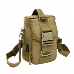 Wearable Nylon Black Hiking Backpack Camouflage Lightweight 7 L Hiking Sling Backpack