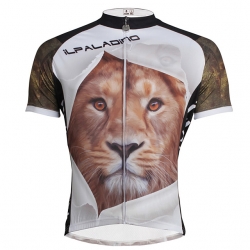 Ultraviolet Resistant Animal Lion Mountain Bike Shirts Short Sleeve Men Cycling Jersey