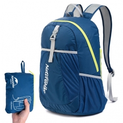 Rain Waterproof Nylon Black Daypack Purple Compact 22 L Lightweight Packable Backpack