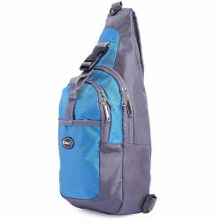 3 L Blue Lightweight Hiking Sling Backpack Anti-Slip Black Hiking Backpack