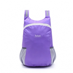 40 L Black Packable Lightweight Packable Backpack Wear Resistance Nylon Violet Hiking Backpack
