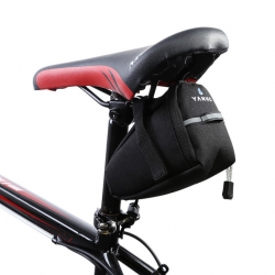 0.5 L Red Waterproof Bicycle Seat Pack Oxford Cloth Black Bicycle Bag