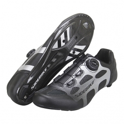 Breathable Bike Riding Shoes Unisex Road Black Bicycle Shoes