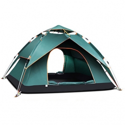 Windproof Automatic Army Green Best Tent For Rain And Wind Navy Blue Breathability 4 Man Automatic Tent